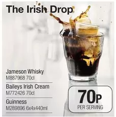 Jameson - Whisky, Irish Cream, Guinness