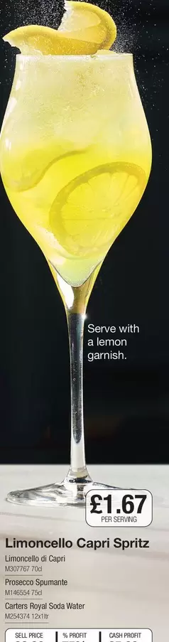 Capri - Limoncello  Spritz