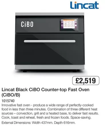 Frozen - CiBO Counter-top Fast Oven (CIBO/B)