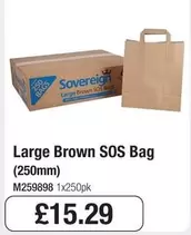 Large Brown SOS Bag