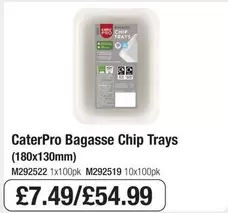 Bagasse Chip Trays