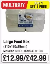 Large Food Box