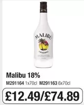 Malibu - 1x70cl M291163 6x70cl
