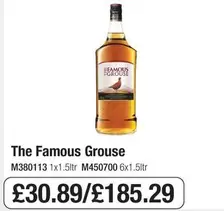 Famous Grouse - M380113 1x1.5ltr M450700 6x1.5ltr