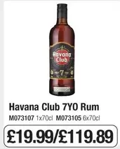 Havana Club - 7Y0 Rum
