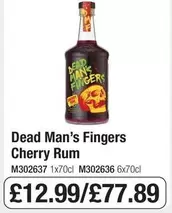 Dead Man's Fingers Cherry Rum