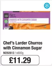 Chef's Larder - Churros with Cinnamon Sugar