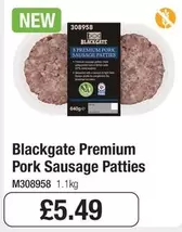 Premium -  Pork Sausage Patties