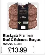 Guinness - Premium Beef &  Burgers
