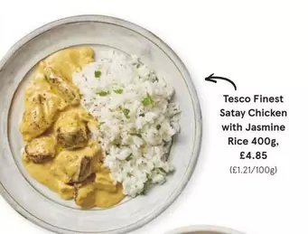 Tesco Finest - Satay Chicken with Jasmine Rice 400g