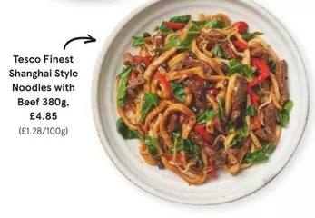 Tesco Finest - Shanghai Style Noodles with Beef