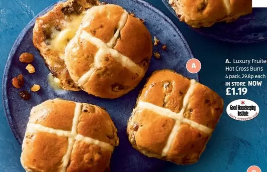 Luxury -  Fruited Hot Cross Buns