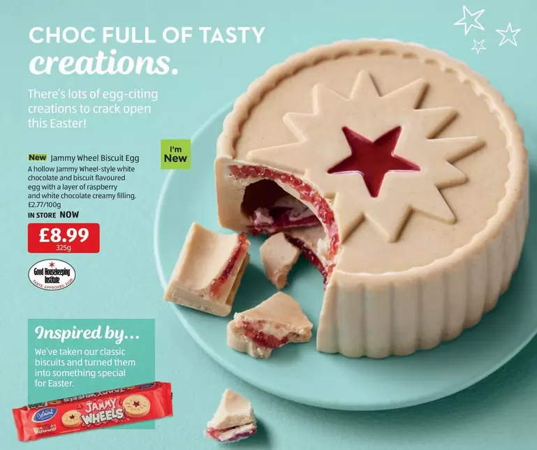 Jammy Wheel Biscuit Egg