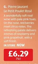 Finish - Le Petit Poulet Rosé