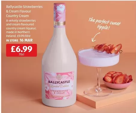 Sweet - Strawberries & Cream Flavour Country Cream