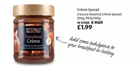 Luxury - Hazelnut Crème