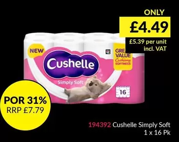 Cushelle - Simply Soft