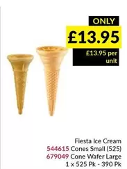 Fiesta - Cones Small (525), Cone Wafer Large