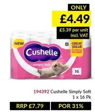 Cushelle -  Simply Soft