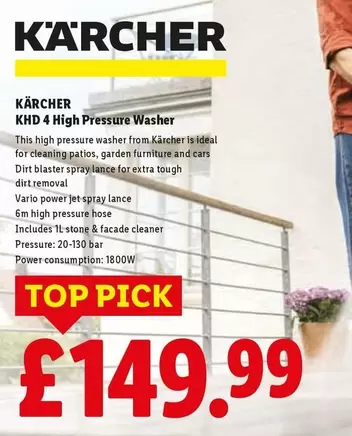 Cars - KHD 4 High Pressure Washer