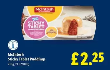 Sticky Tablet Puddings