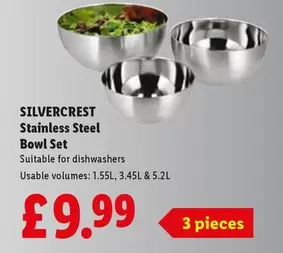 Silvercrest - Stainless Steel Bowl Set