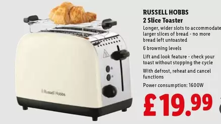 Russell Hobbs - 2 Slice Toaster
