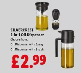 Silvercrest - 2-in-1 Oil Dispenser