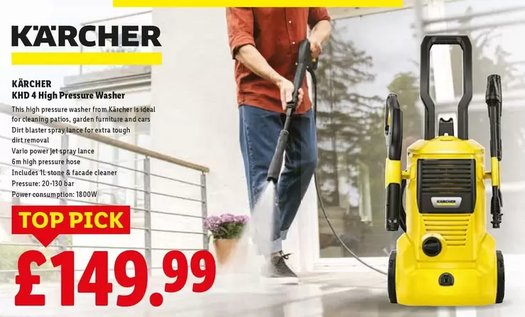 Cars - KHD 4 High Pressure Washer