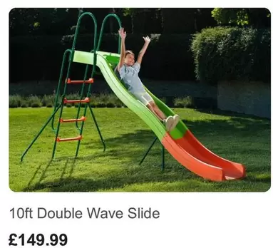 10ft Double Wave Slide