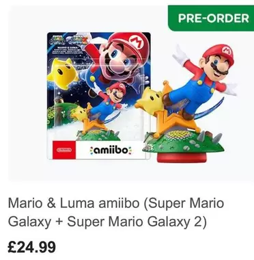 Galaxy - Mario & Luma amiibo (Super Mario  + Super Mario  2)