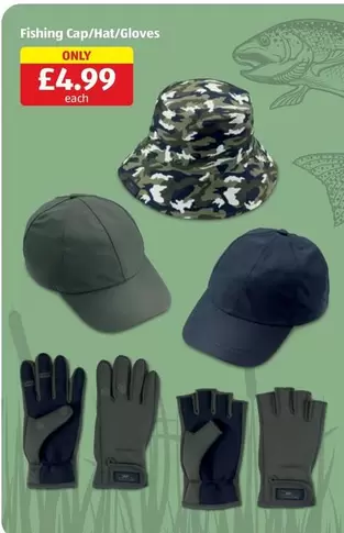 Fishing Cap/Hat/Gloves