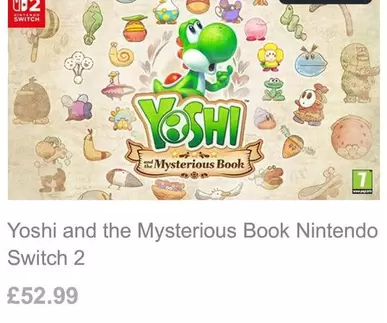 Nintendo - Yoshi and the Mysterious Book  Switch 2