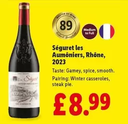 Master - Séguret les Aumôniers