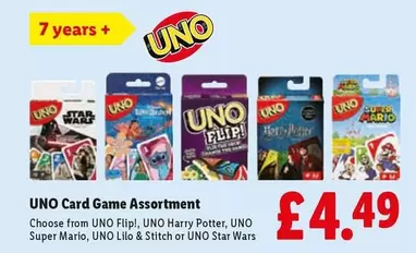 Star Wars - UNO Card Game Assortment