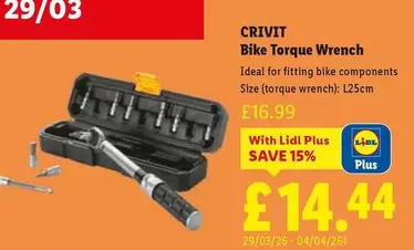 Crivit - Bike Torque Wrench