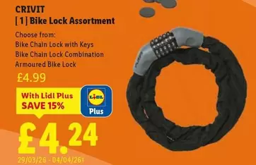 Crivit - Bike Lock Assortment