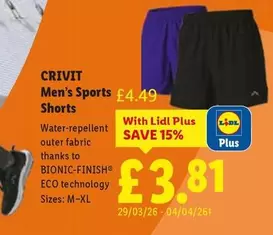 Crivit - Men's Sports Shorts