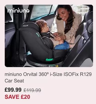 Orvital 360° i-Size ISOFIX R129 Car Seat