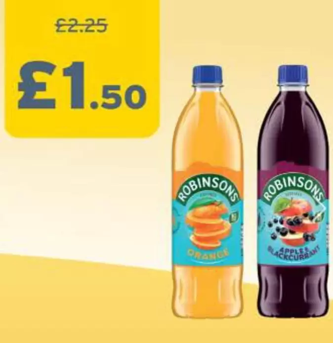 Robinsons - Orange, Apple & Blackcurrant