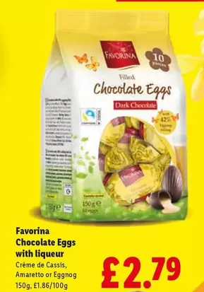 Filled Chocolate Eggs Dark Chocolate