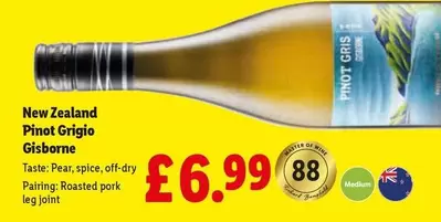 Master - New Zealand Pinot Grigio Gisborne