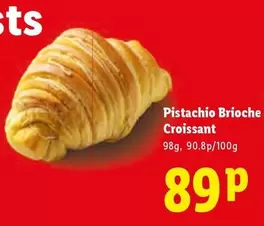 Pistachio Brioche Croissant