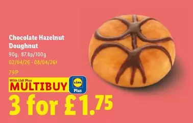 Lidl - Chocolate Hazelnut Doughnut