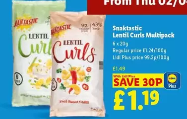 Sweet - Lentil Curls Multipack