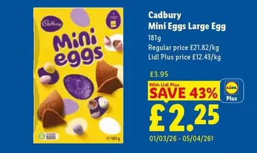 Cadbury - Mini Eggs Large Egg