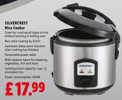 Silvercrest - Rice Cooker