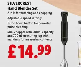 Silvercrest - Hand Blender Set