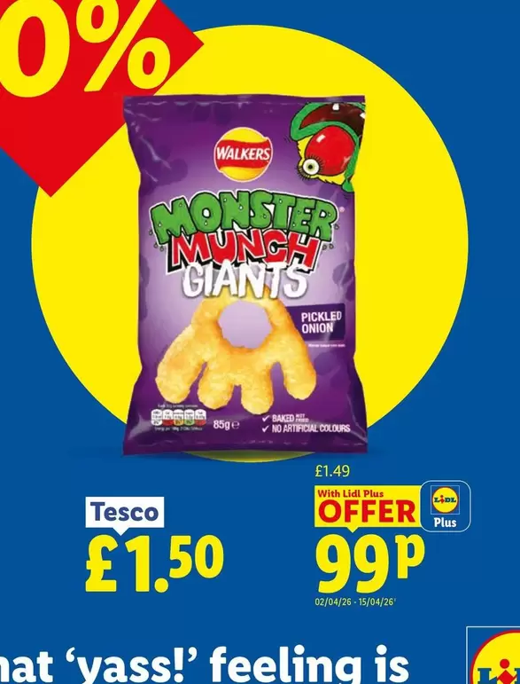 Walkers - Monster Munch Giants