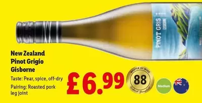 Master - New Zealand Pinot Grigio Gisborne